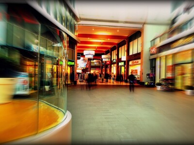 Avaliação de loja em shopping center